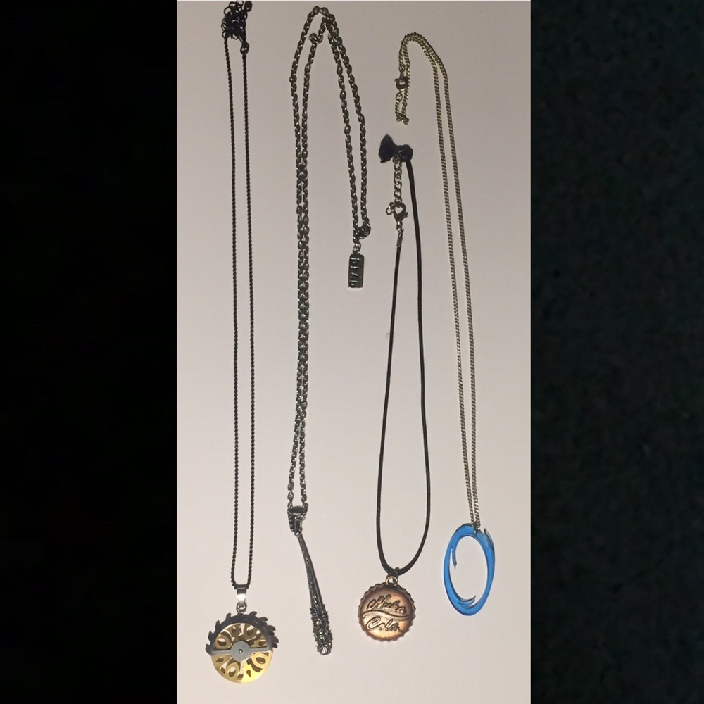 Fallout Walking Dead & Portal Video Game Necklaces